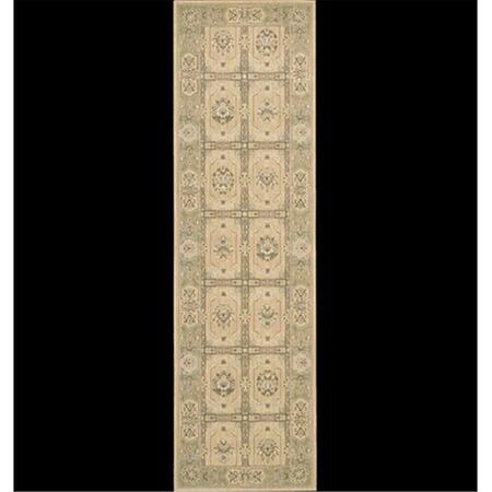 NOURISON Persian Empire Area Rug Collection Sand 2 ft 3 in. x 8 ft Runner 99446252845